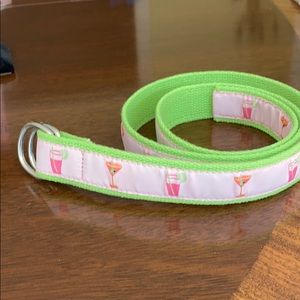 Fun Canvas Belt - Drink Motif - Size Large
